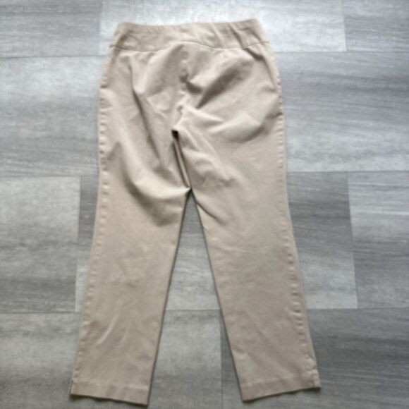WOMEN'S CHICO'S Khaki FABULOUSLY SLIMMING ANKLE PANTS SIZE 00 - Picture 4 of 4